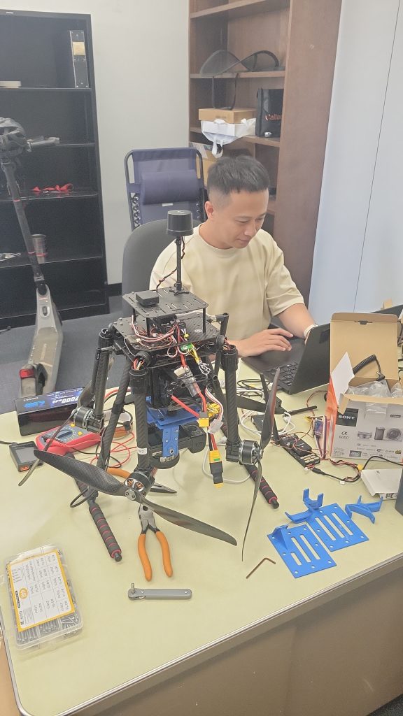 Drone at the Caltech SeismoLab